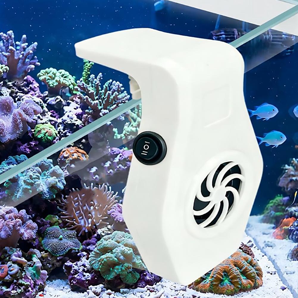Aquarium Fish Cold Water - Mini wentylator do akwarium z klipsem,