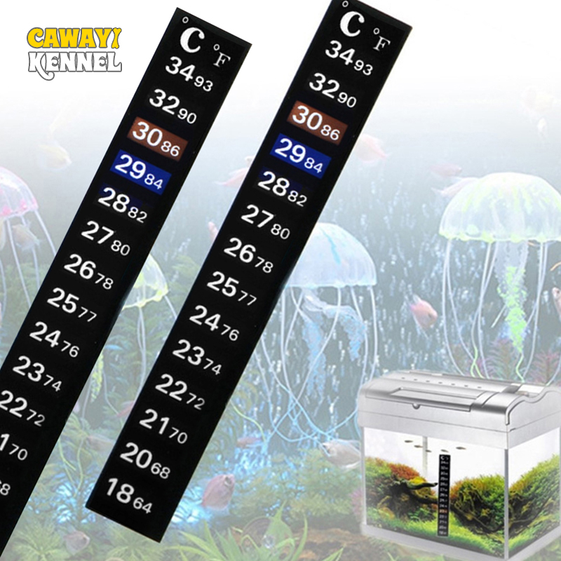 Aquarium Thermometer - 2 szt./zestaw termometr akwarium naklejka wskazująca