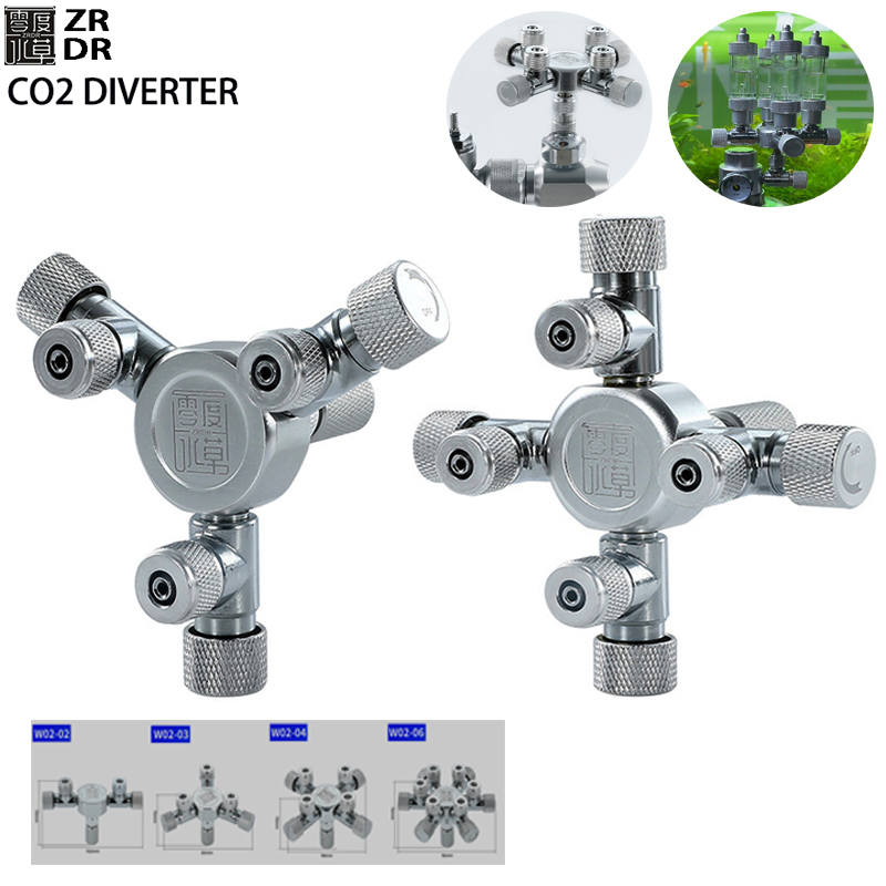 Aquarium Fish To Buy - ZRDR Wielokanałowy Rozdzielacz CO2 do Akwarium,
