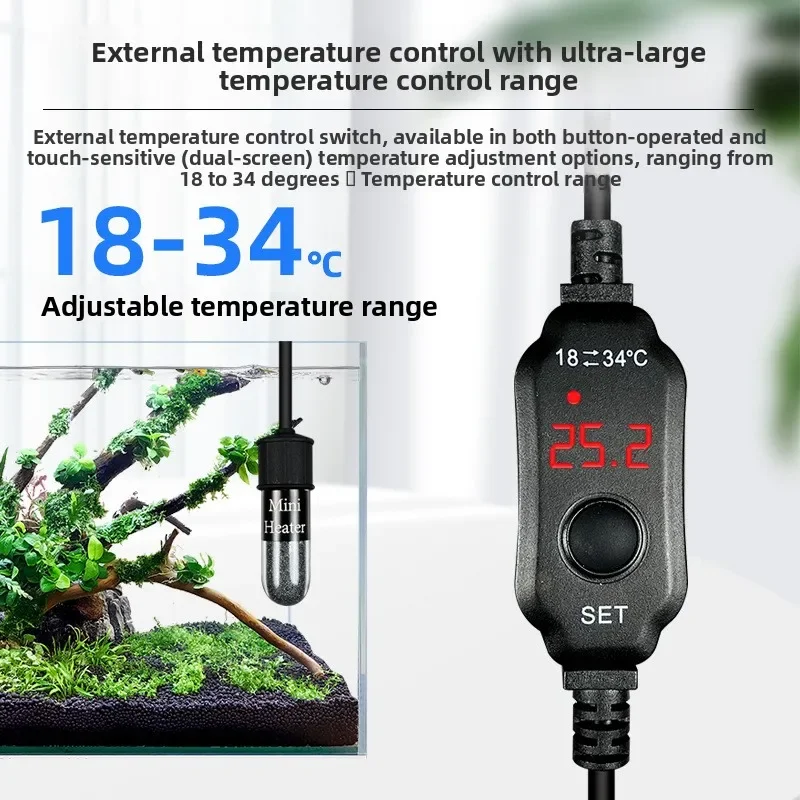 Aquarium Fish Cold Water - Uniwersalny Mini Grzałka do Akwarium z