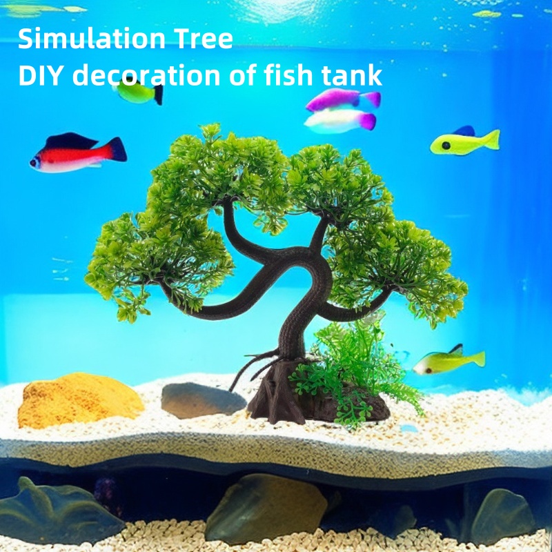Aquarium Fish Big Size - Symulacja wody szklany akwarium dekoracja krajobrazu