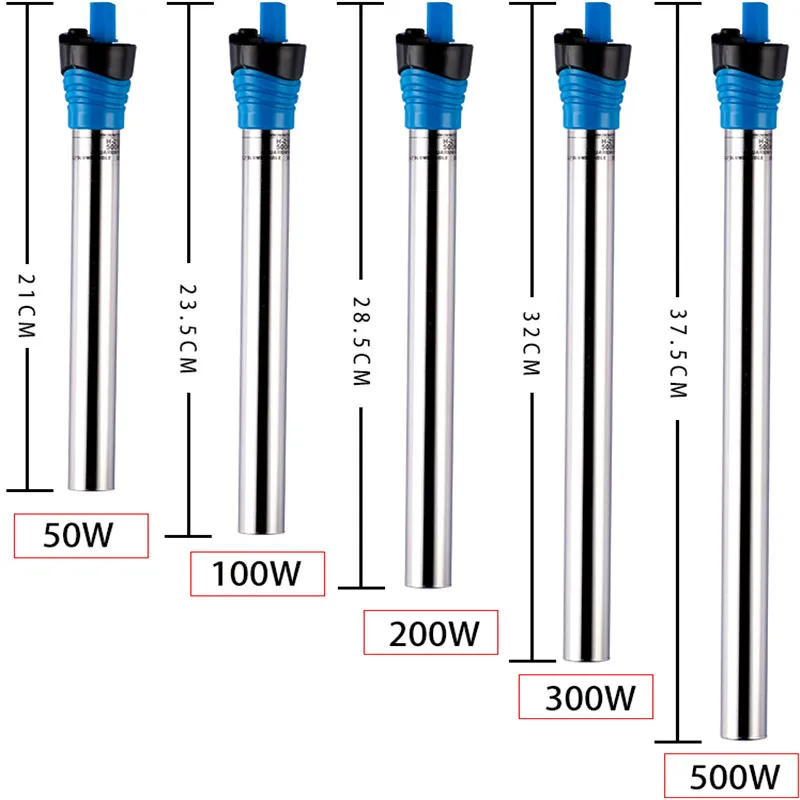 Aquarium Fish Cold Water - 50W/100W/200W/300W/500W Zatapialny podgrzewacz akwariowy Akwarium Termostat