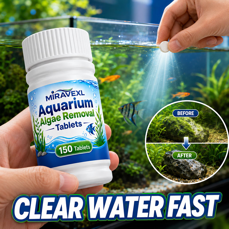 Aquarium Fish Green - MIRAVEXL 150 Tabletki do usuwania alg