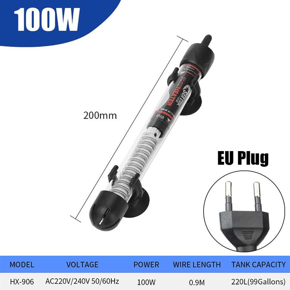 Aquarium Fish Cold Water - 1 szt. Grzałka termostatyczna 25W/50W/100W/200W/300W z
