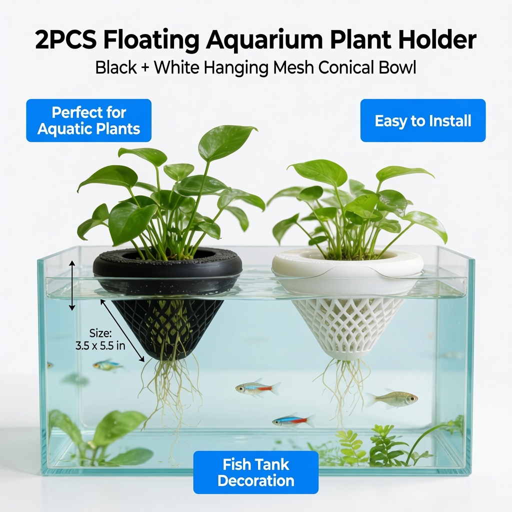 2 szt. Pływające koszyczki na  – Aquarium Fish Cichlid recenzja i cena