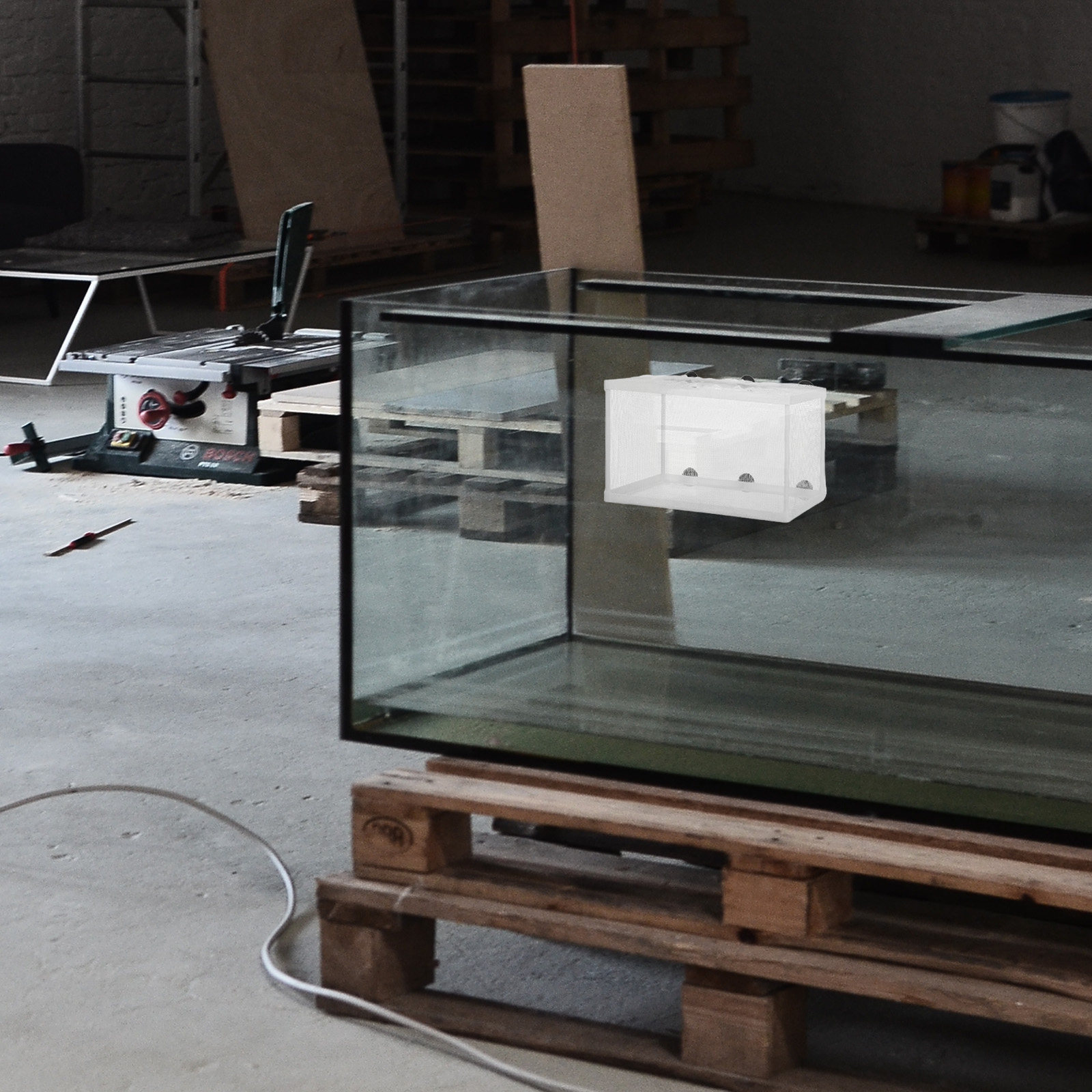 Siatka do akwarium, inkubator  – Aquarium Fish Big Size recenzja i cena