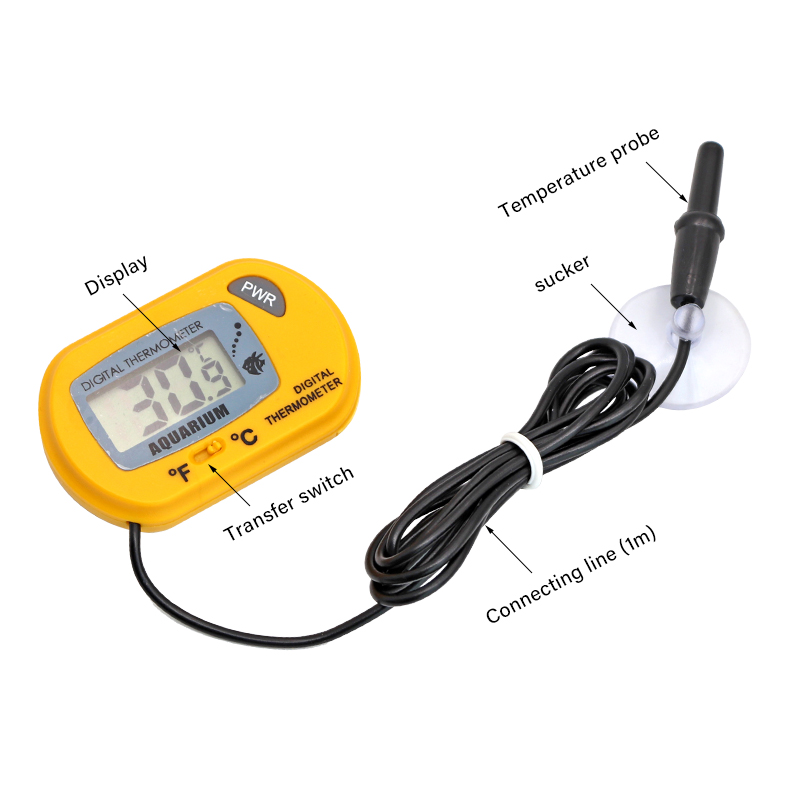 Termometr do akwarium LCD cyfr – Aquarium Thermometer recenzja i cena