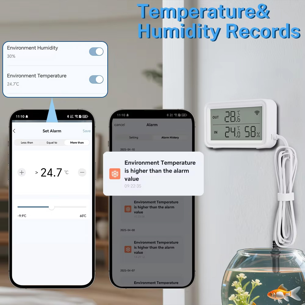 Zewnętrzny czujnik temperatury – Aquarium Thermometer recenzja i cena