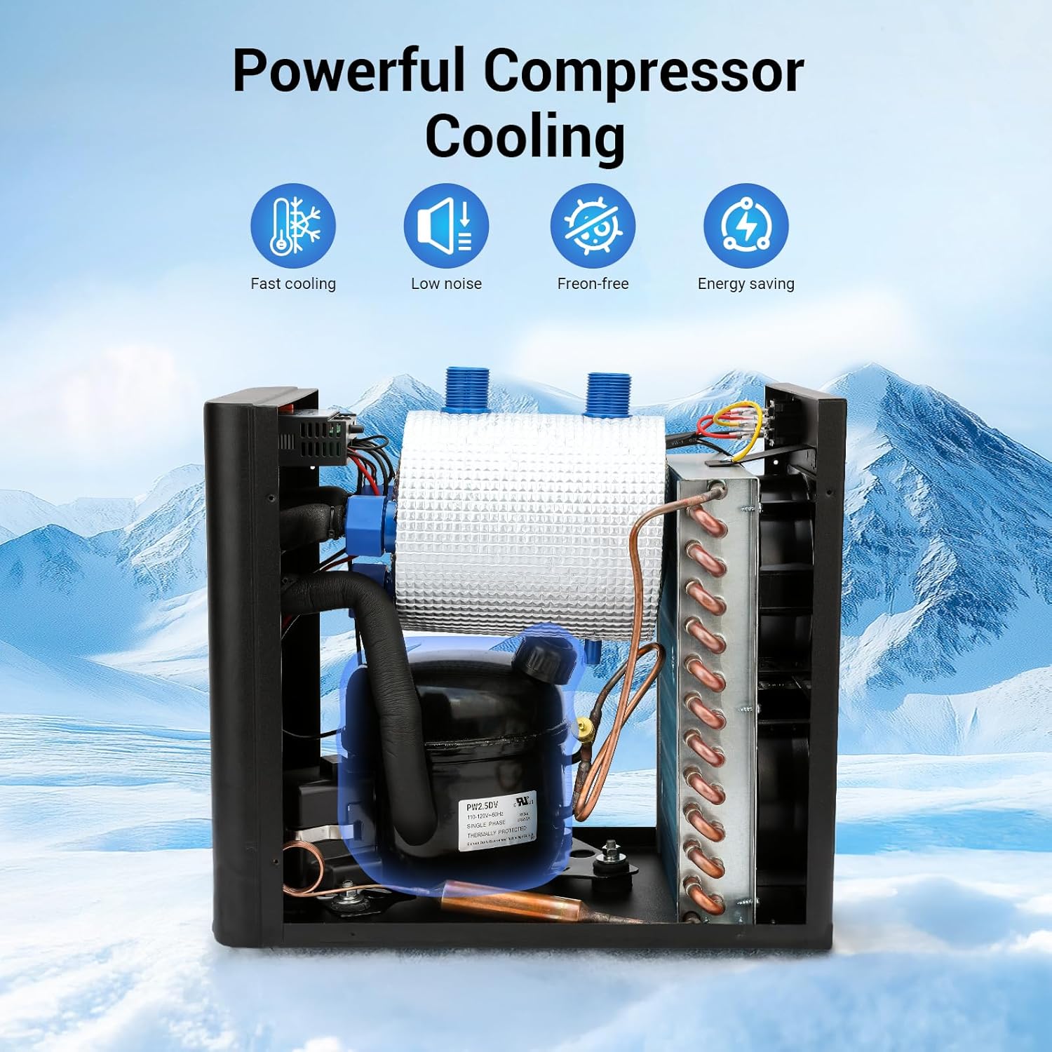 Chiller do akwarium 79 gal 1/3 – Aquarium Fish Cold Water recenzja i cena