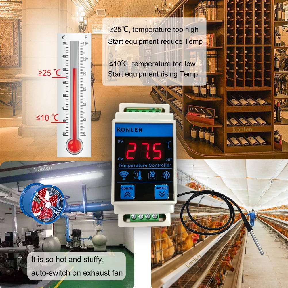 Tuya WIFI czujnik temperatury  – Aquarium Thermometer recenzja i cena