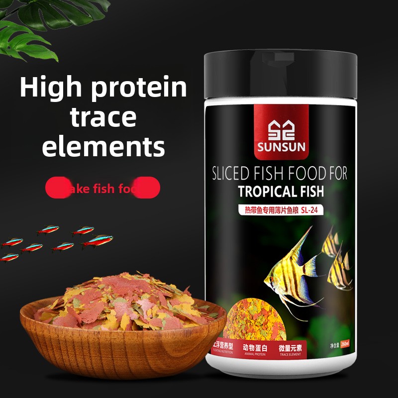 SUNSUN Premium Tropical Fish F – Tetra Food Tropical Flakes recenzja i cena