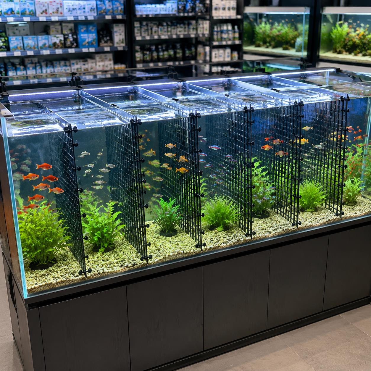 System przegródek do akwarium  – Tank Divider Mesh recenzja i cena