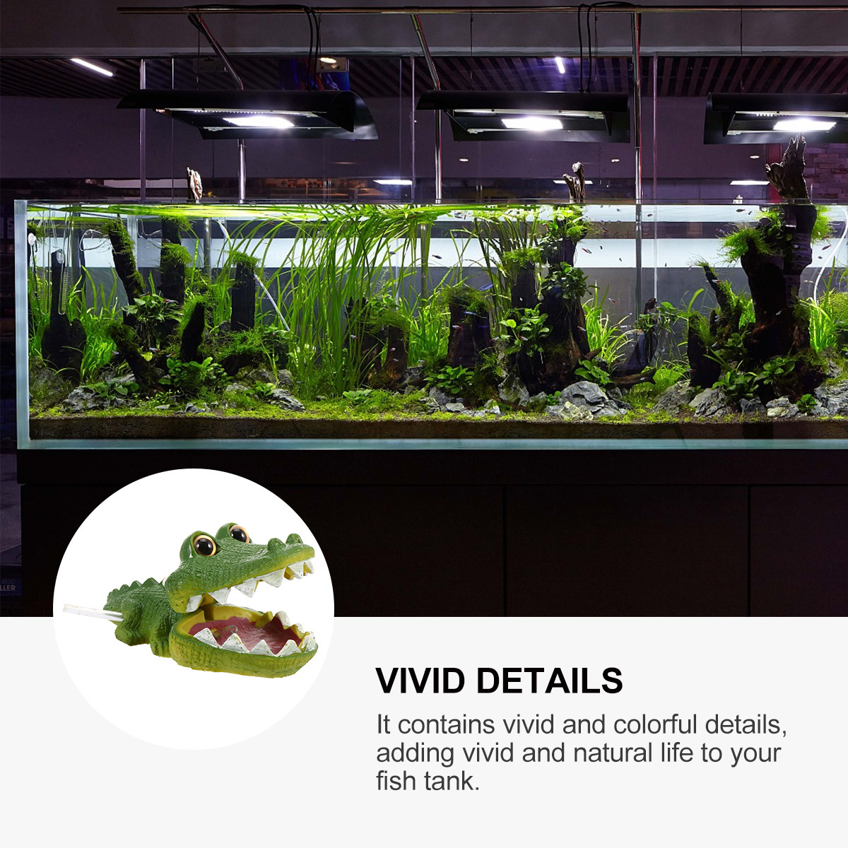 Kreatywna ozdoba akwariowa z ż – Aquarium Fish Alligator recenzja i cena