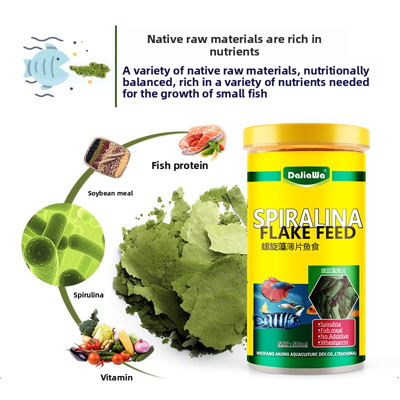 DaJiaWa Spirulina Flake Karmie – Tetra Food Tropical Flakes recenzja i cena